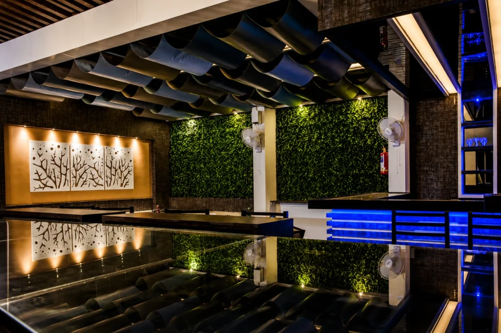 fabric ceiling interior for cafe (2)
