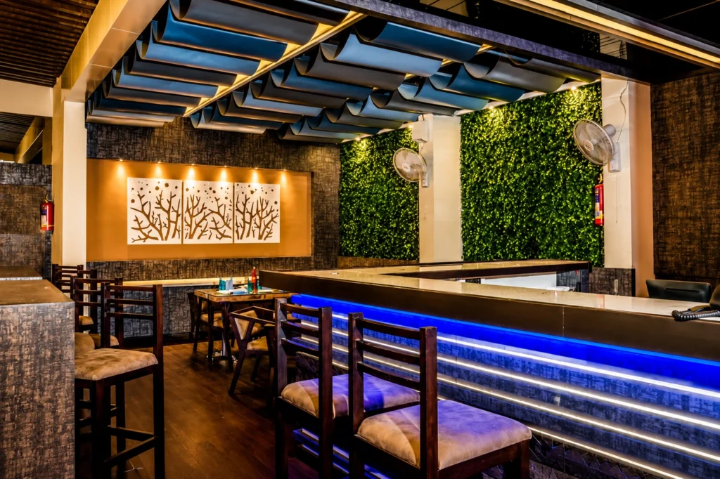 fabric ceiling interior for cafe (3)