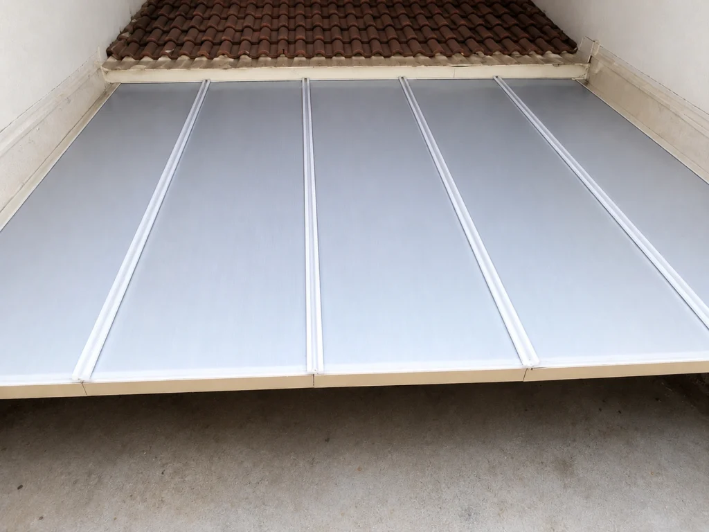 o.t.s covered in standing seam polyarbonate