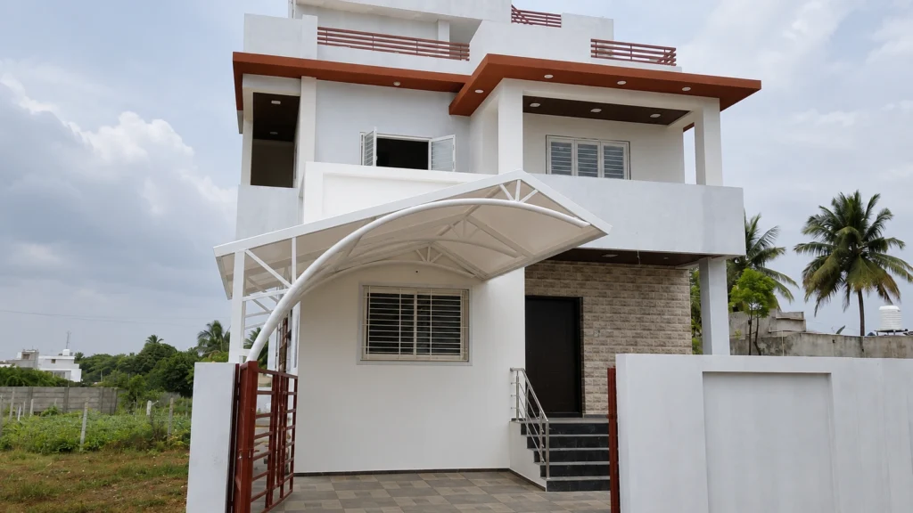 tensile parking at private residence