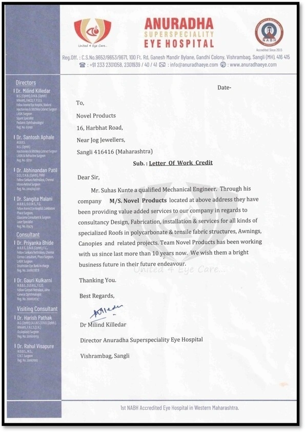 Home Anuradha Super Speciality Testimonial