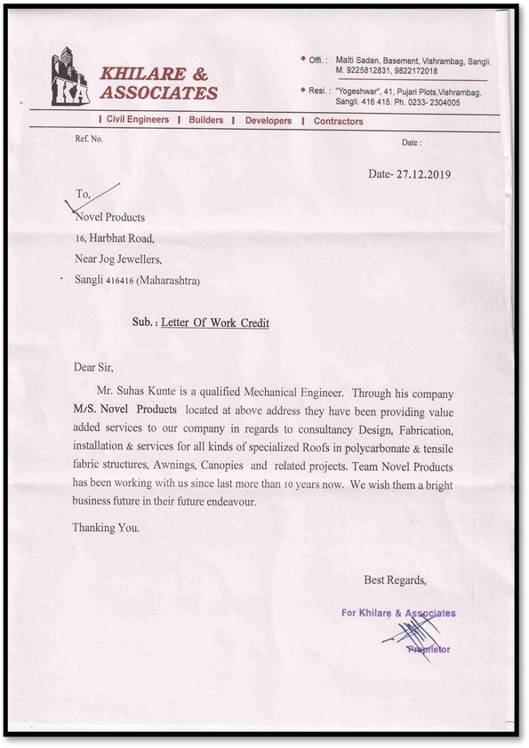Home Khilare & Assiciates Testimonial