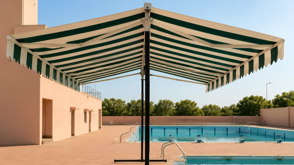 hut type awning