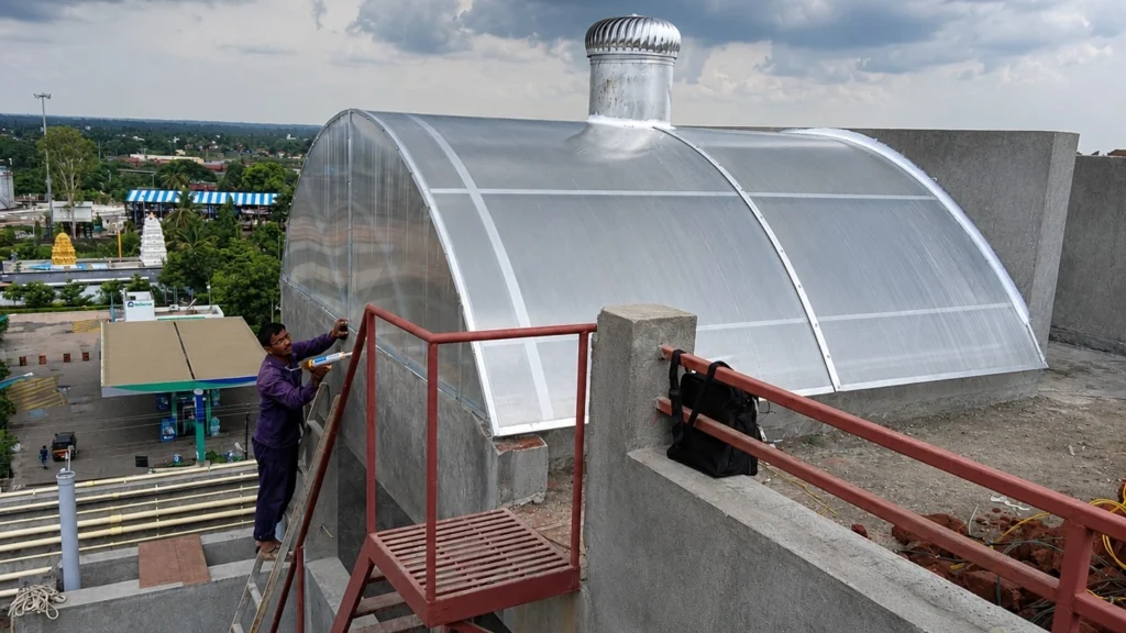 polycarbonate vault for hospital