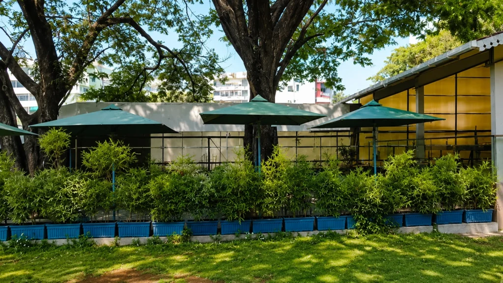umbrella at pavillian hotel